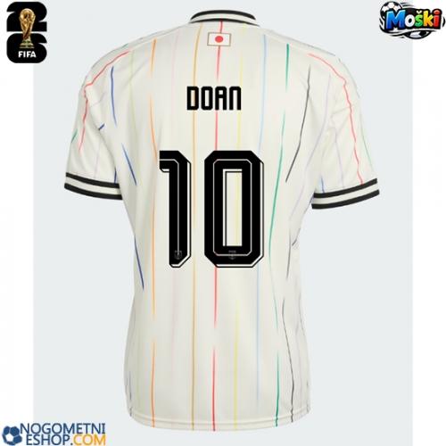 Moški Nogometni dresi Japonska Ritsu Doan #10 Gostujoči SP 2026 Kratek Rokav